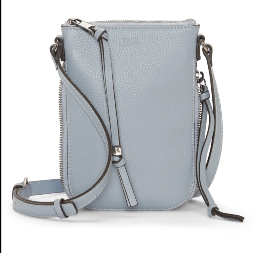 Vince Camuto crossbody phone handbag, grey blue